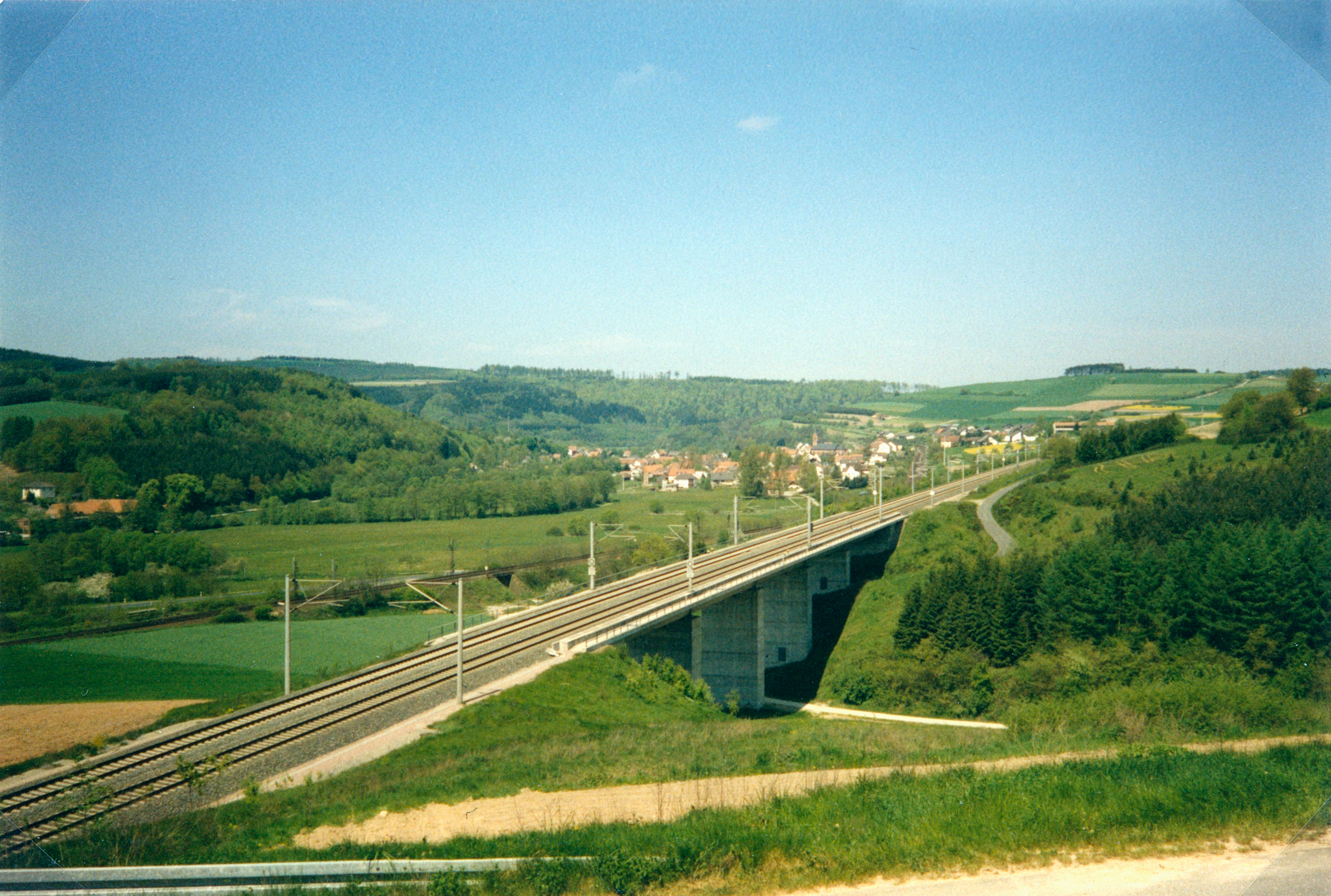 Blick nach Obersinn nach dem Bau