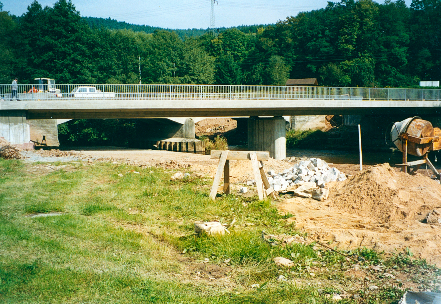 Die neue Brücke am 20.09.1996
