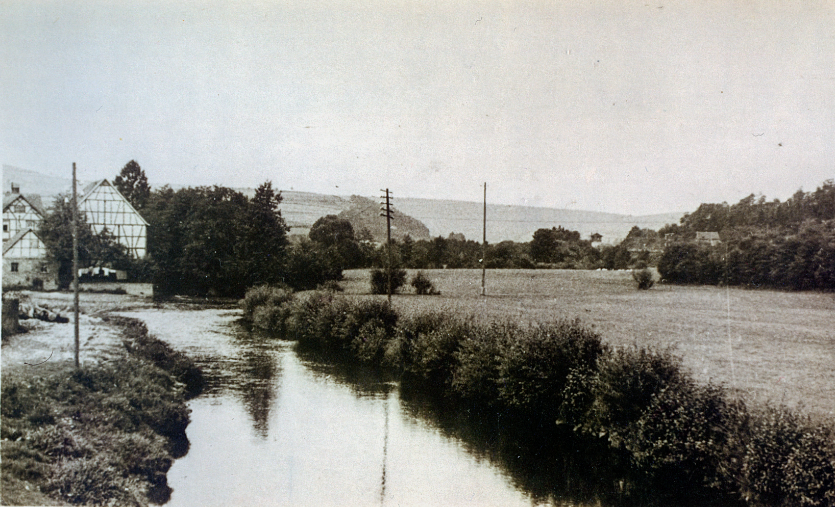 Blick nach Obersinn 1947