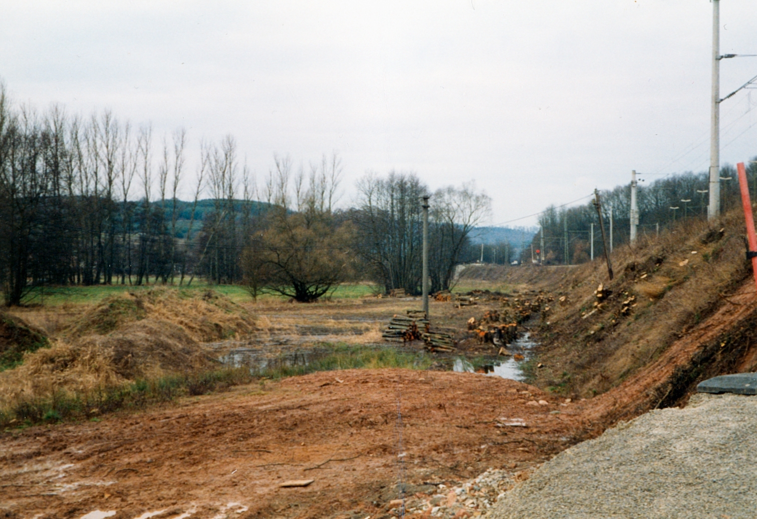 Die neue Straße wird gebaut