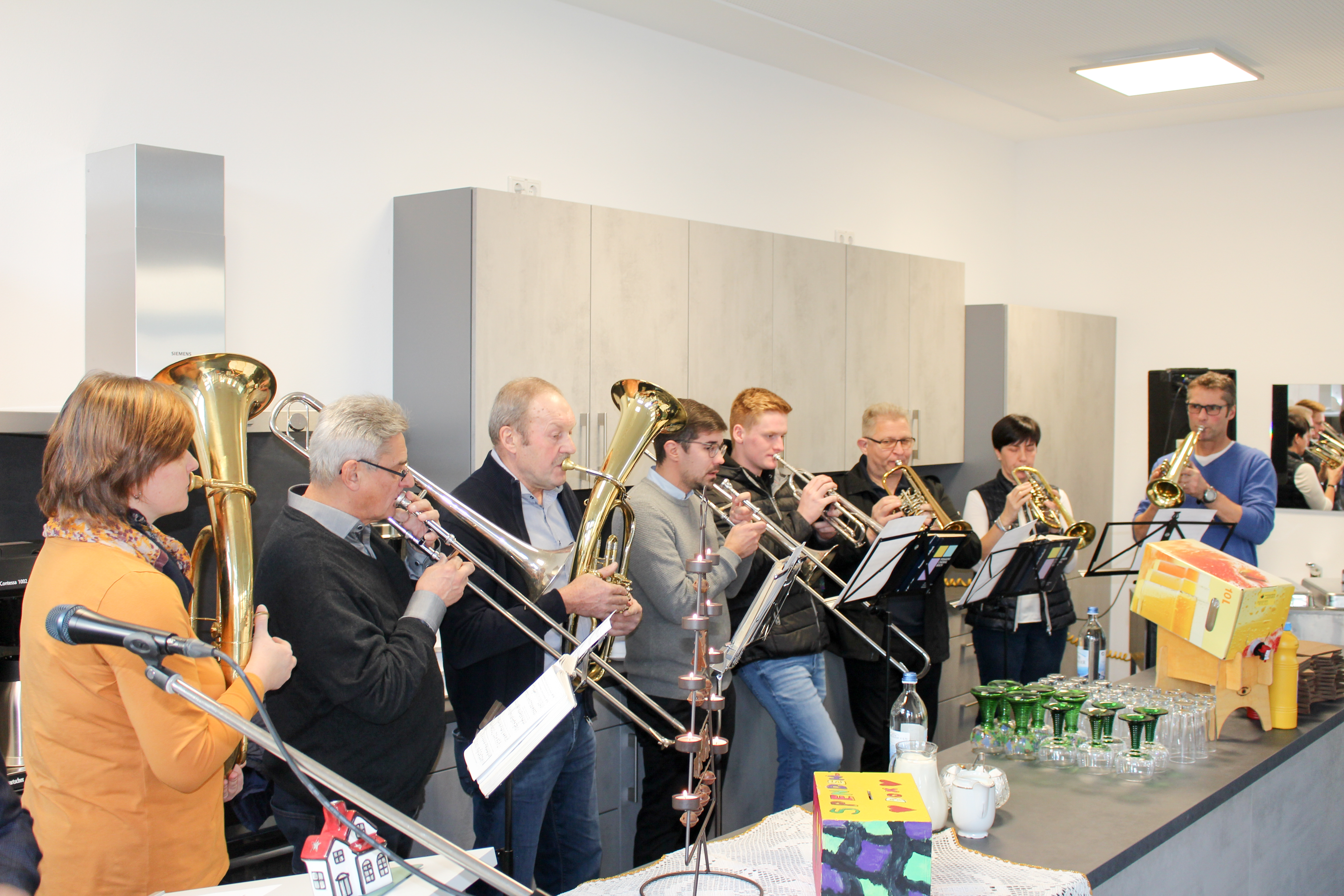 Einweihung des sozialen Treffs