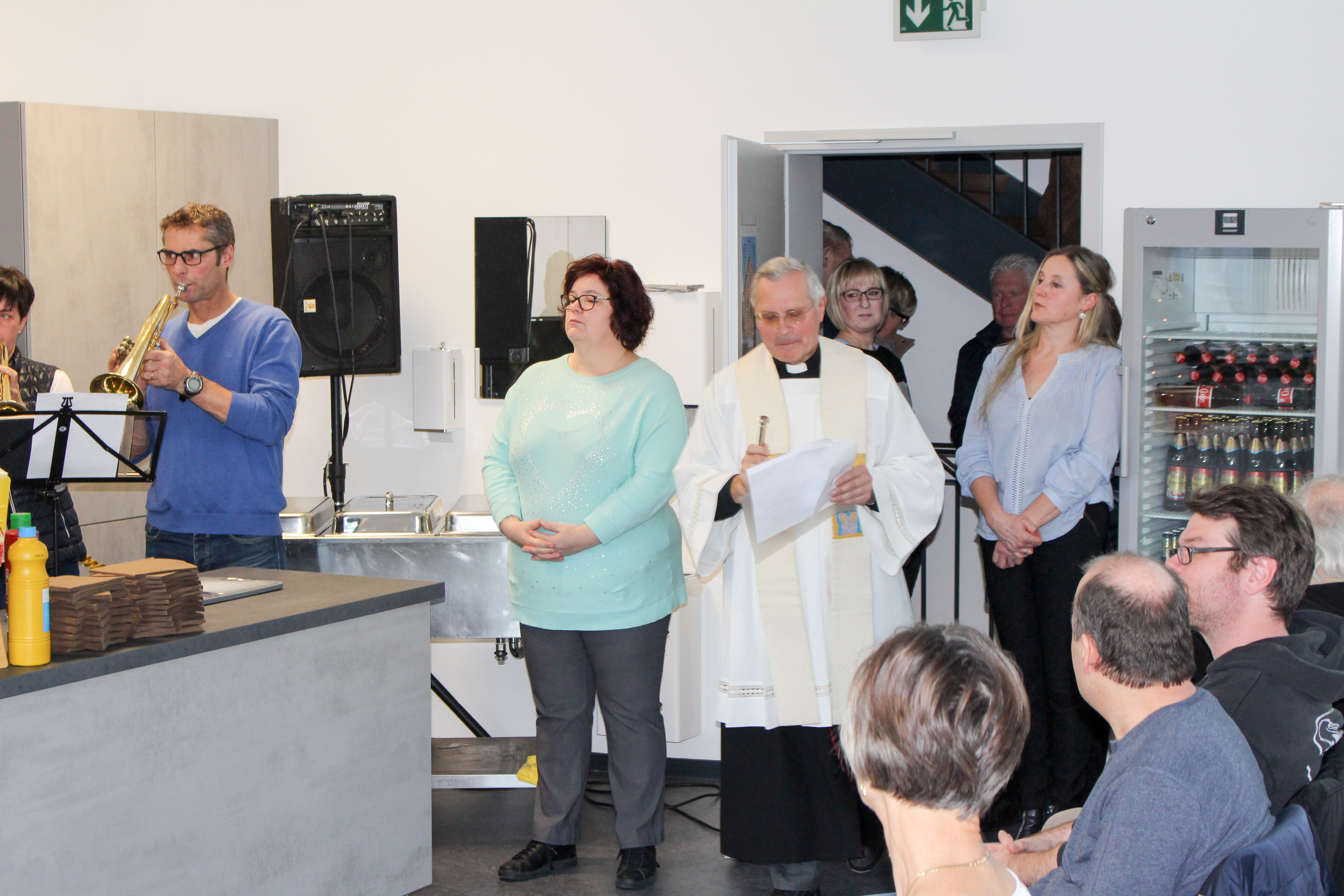 Einweihung des sozialen Treffs