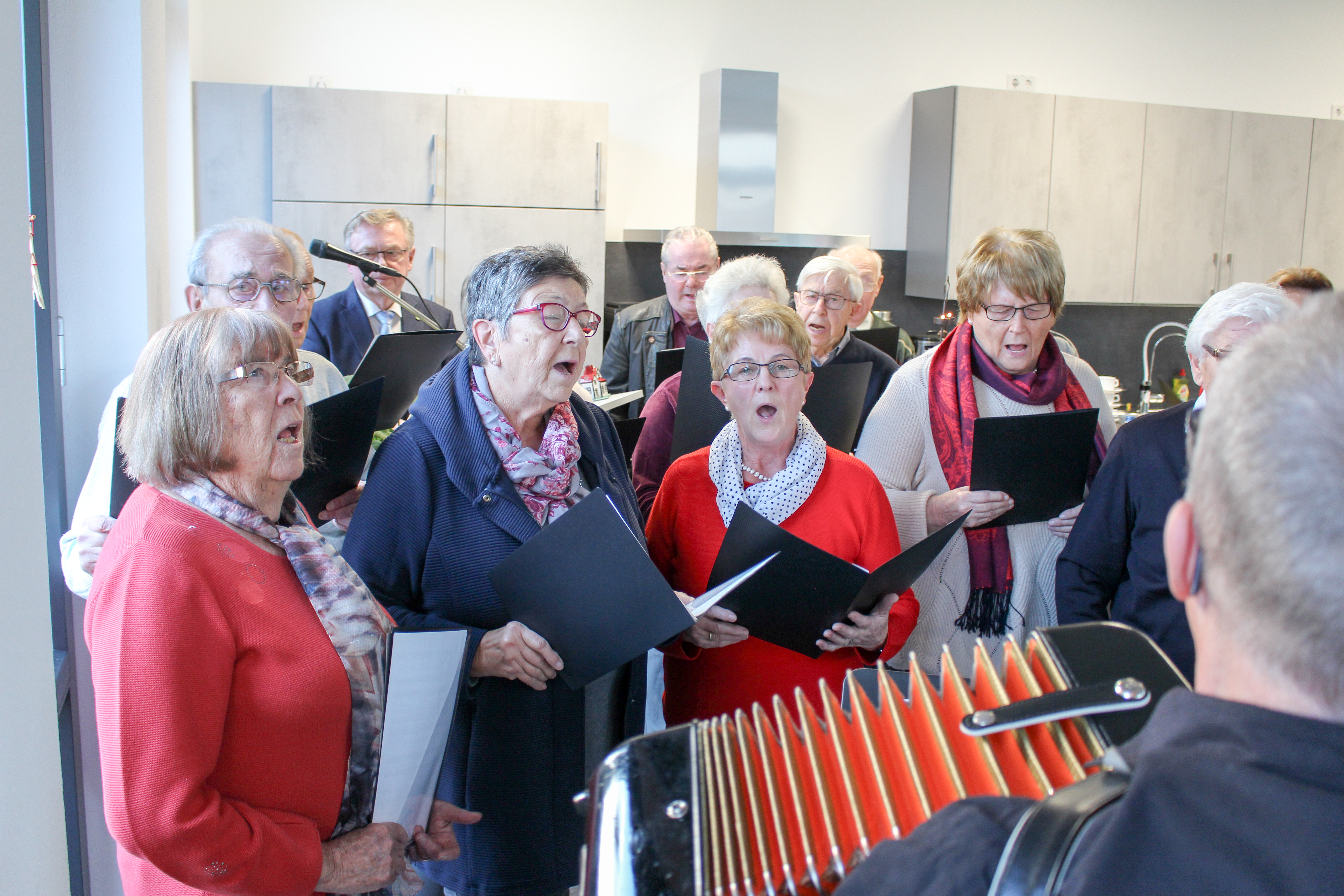 Einweihung des sozialen Treffs