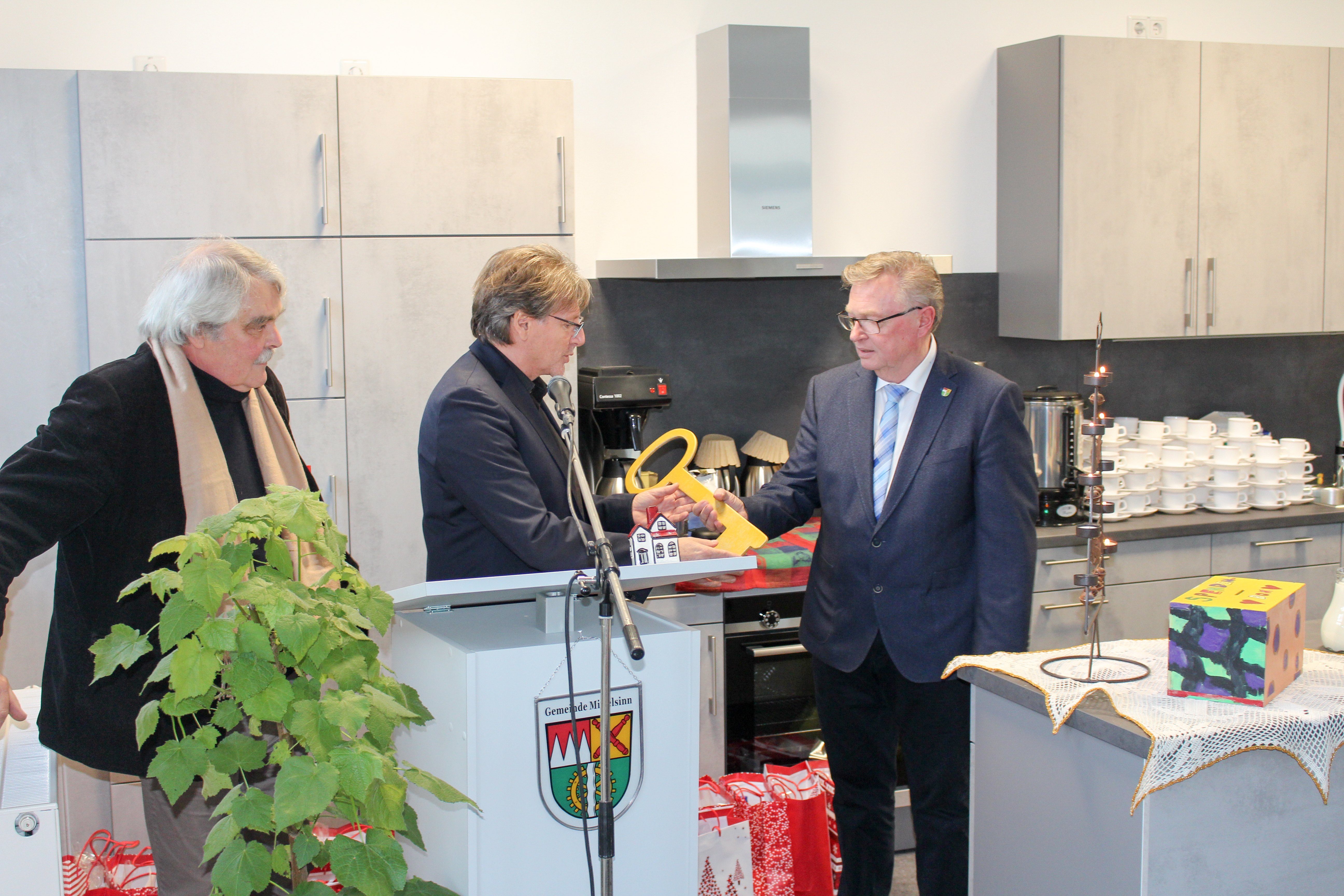 Einweihung des sozialen Treffs