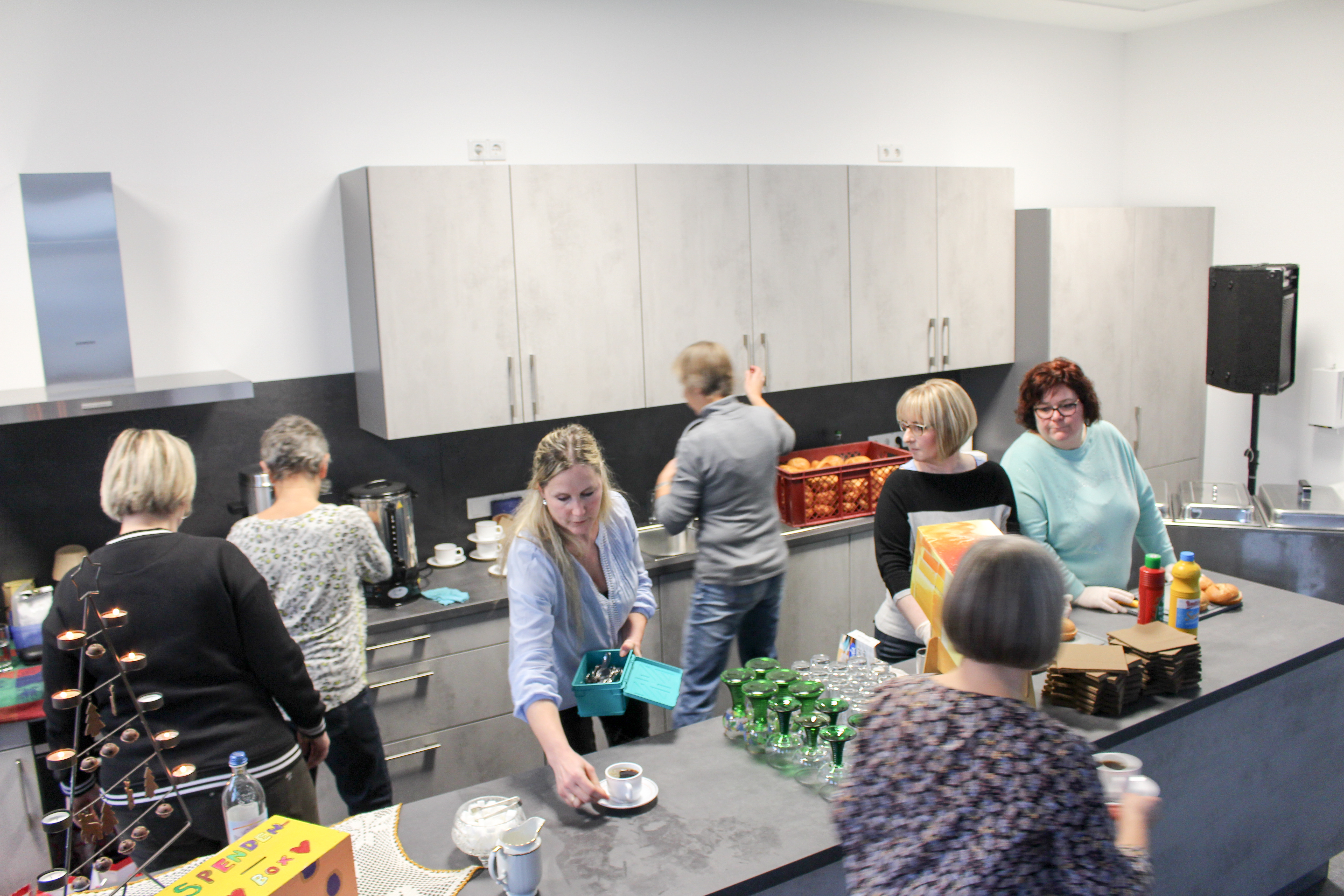 Einweihung des sozialen Treffs