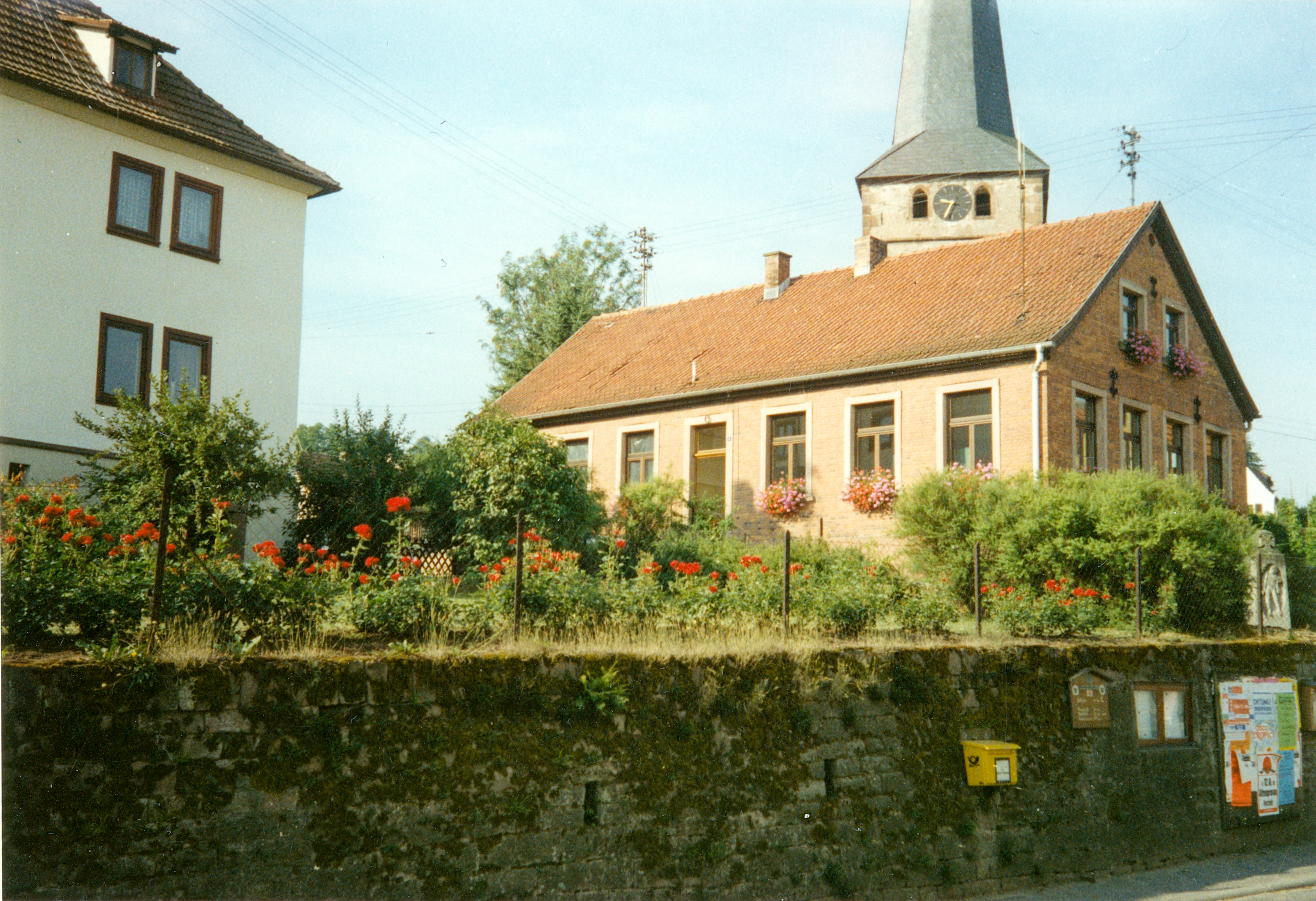Gemeindegarten/Mauer 1989