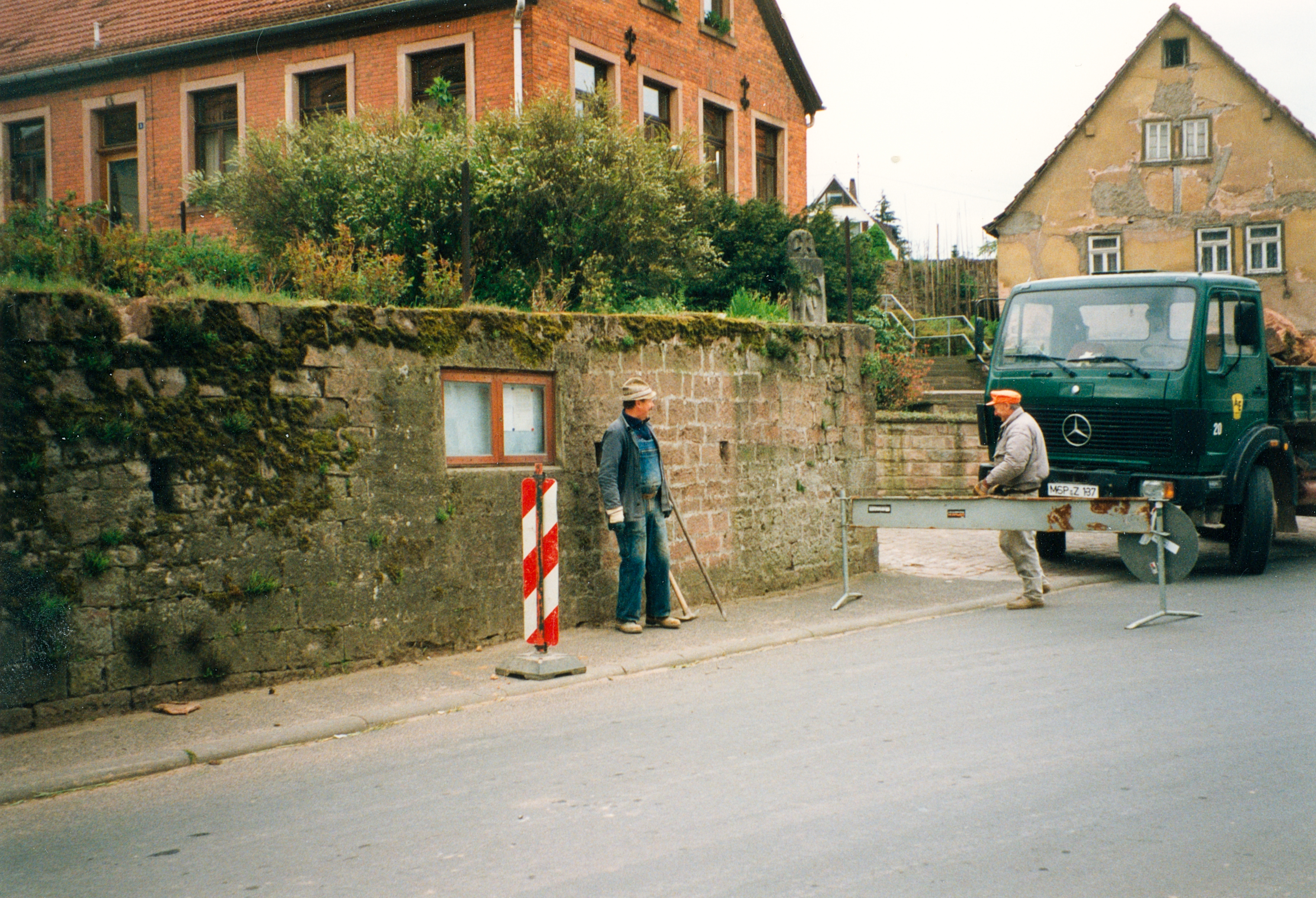 Gemeindegarten/Mauer 1989