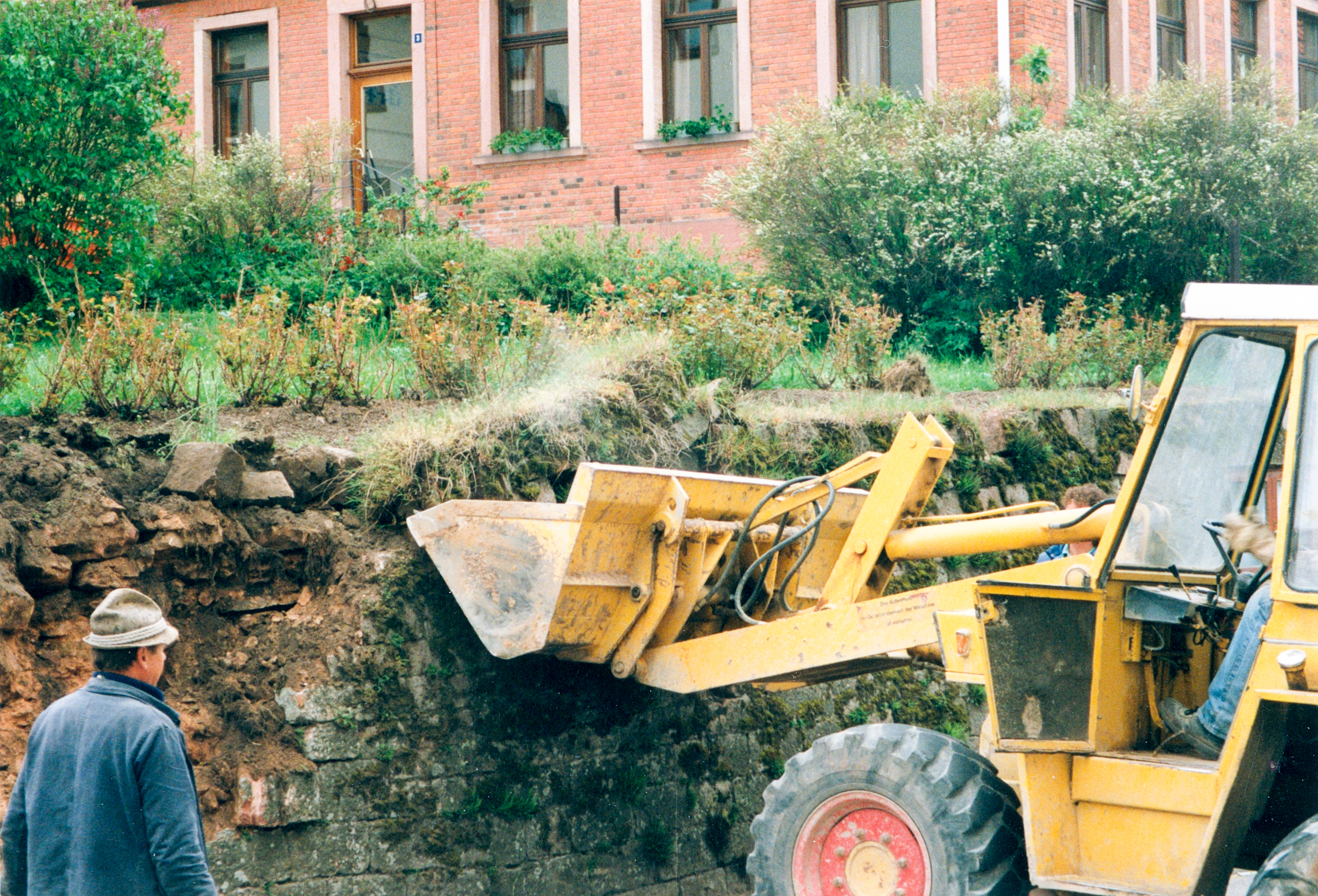 Abriss der Mauer 24. Mai 1991