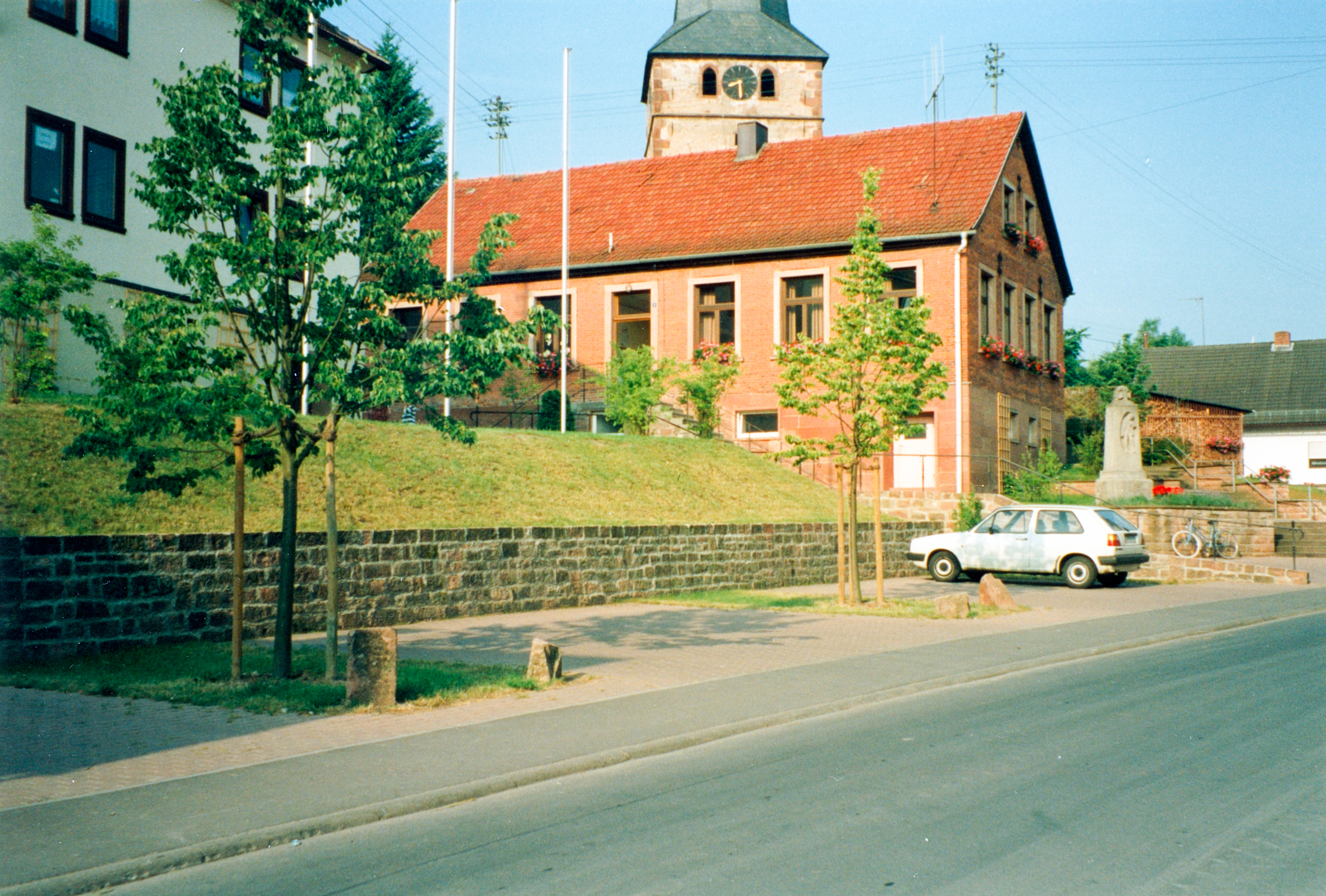 Parkplatzbau 1989