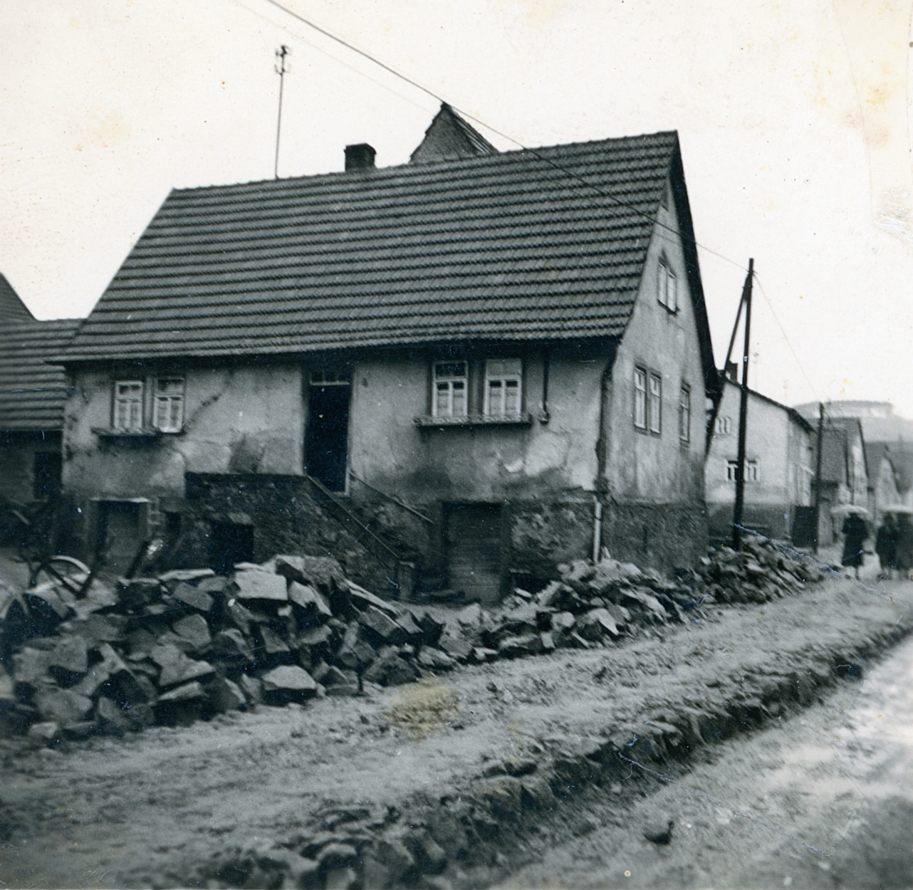 Straßenbau 1955