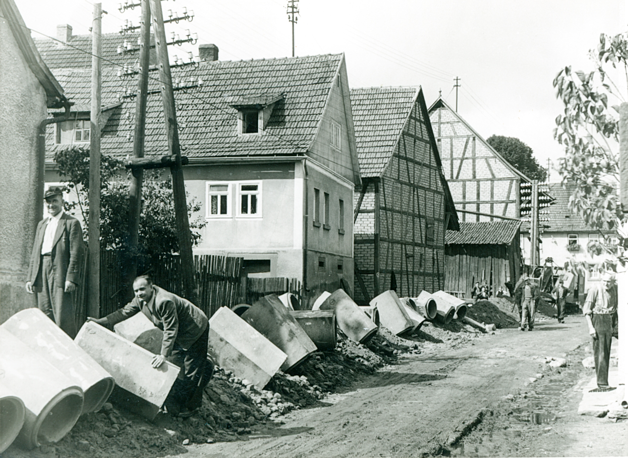 Strassenbau 1955/56