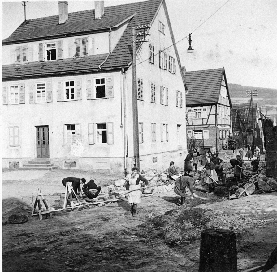 Strassenbau 1955/56