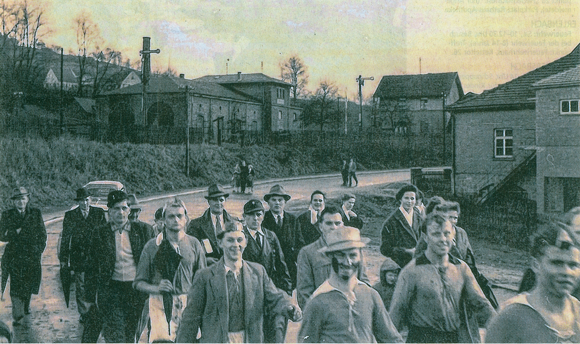 Ortseingang Faschingssonntag 1957