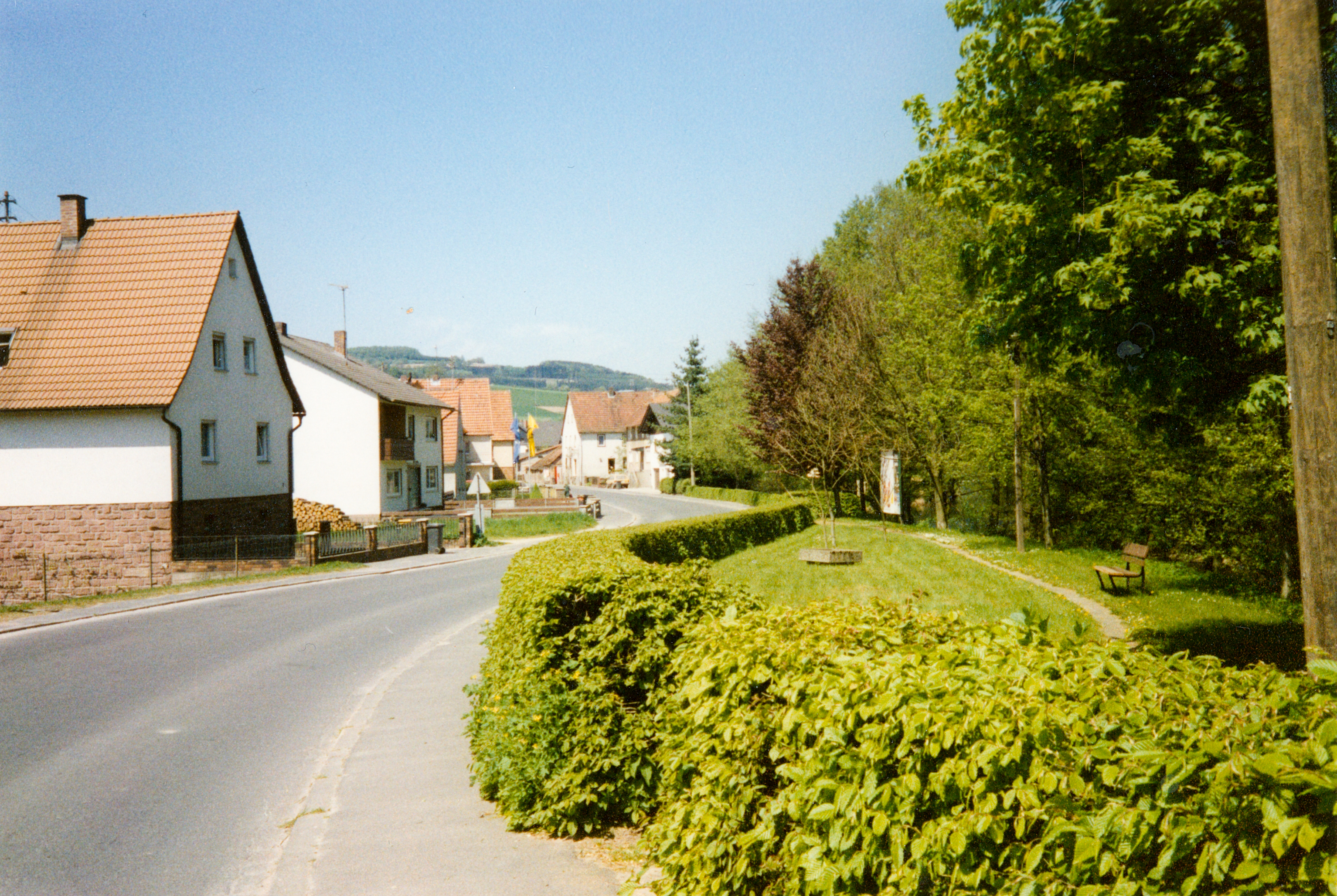 Ortseingang Mai 1989