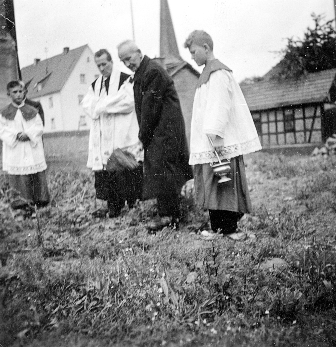 Grundsteinlegung der katholischen Kirche