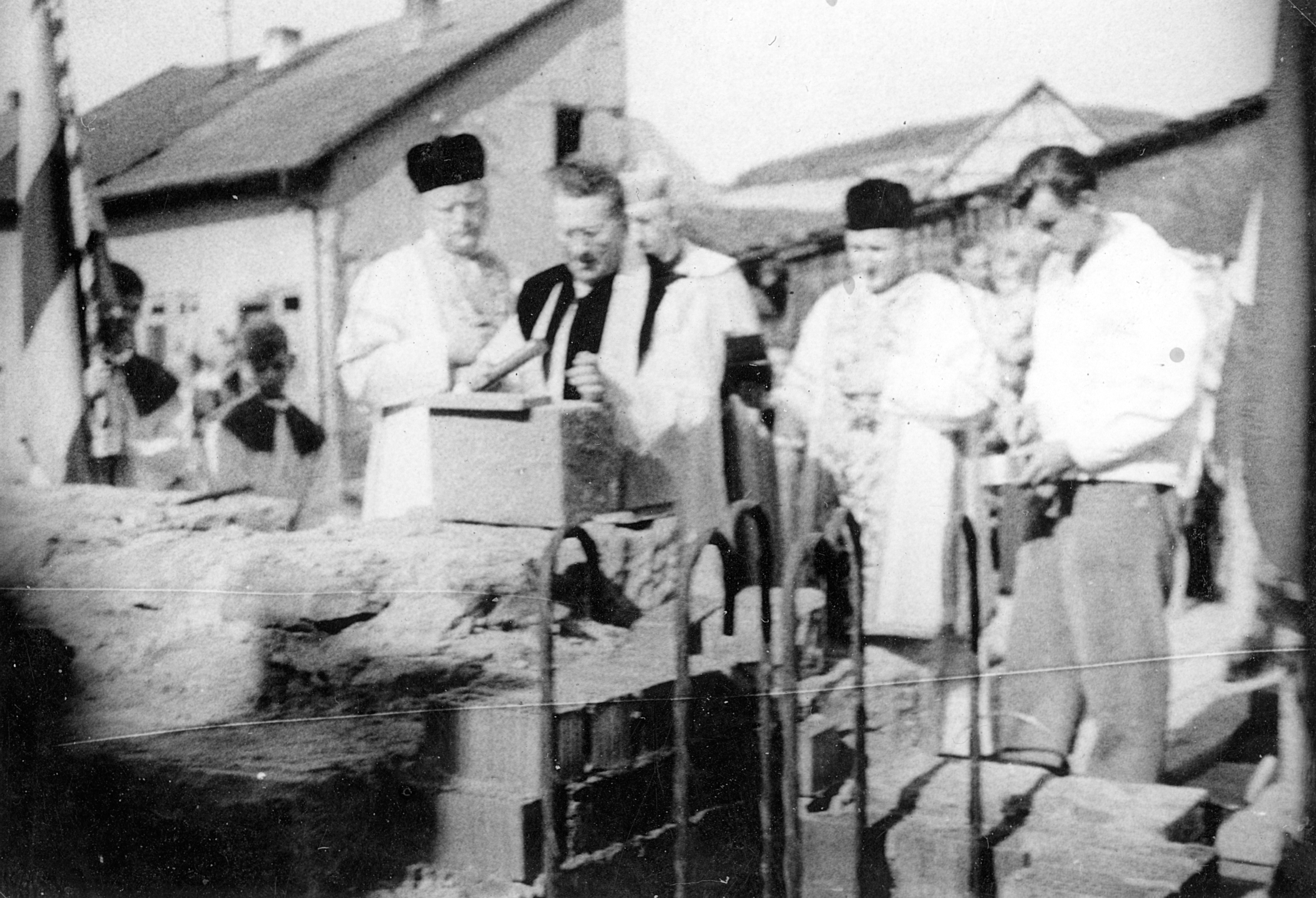 Grundsteinlegung der katholischen Kirche