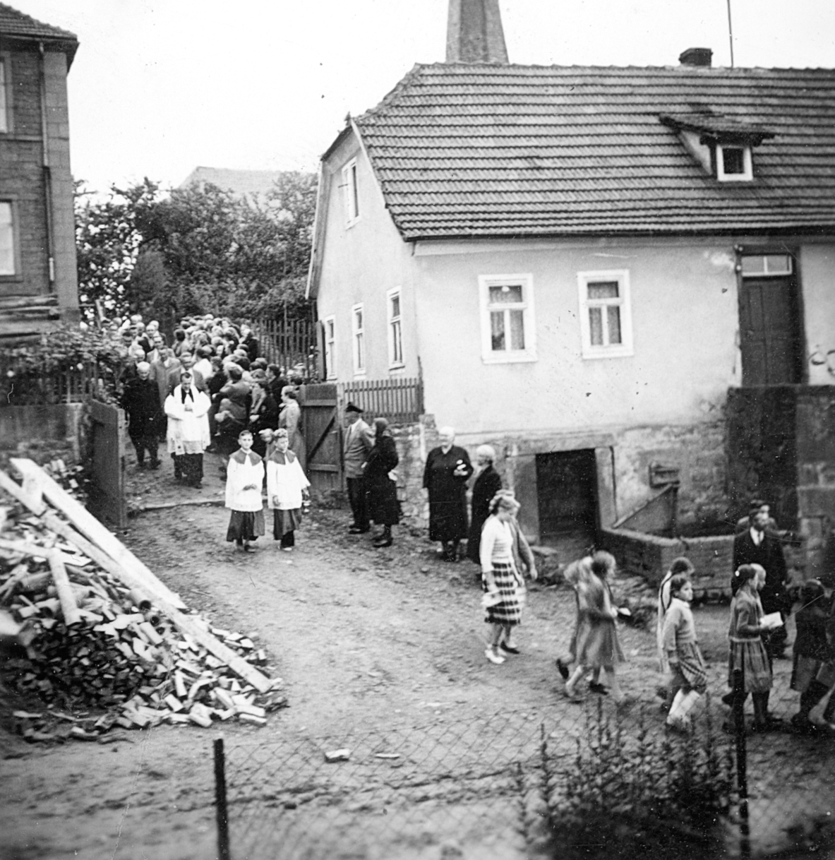 Grundsteinlegung der katholischen Kirche