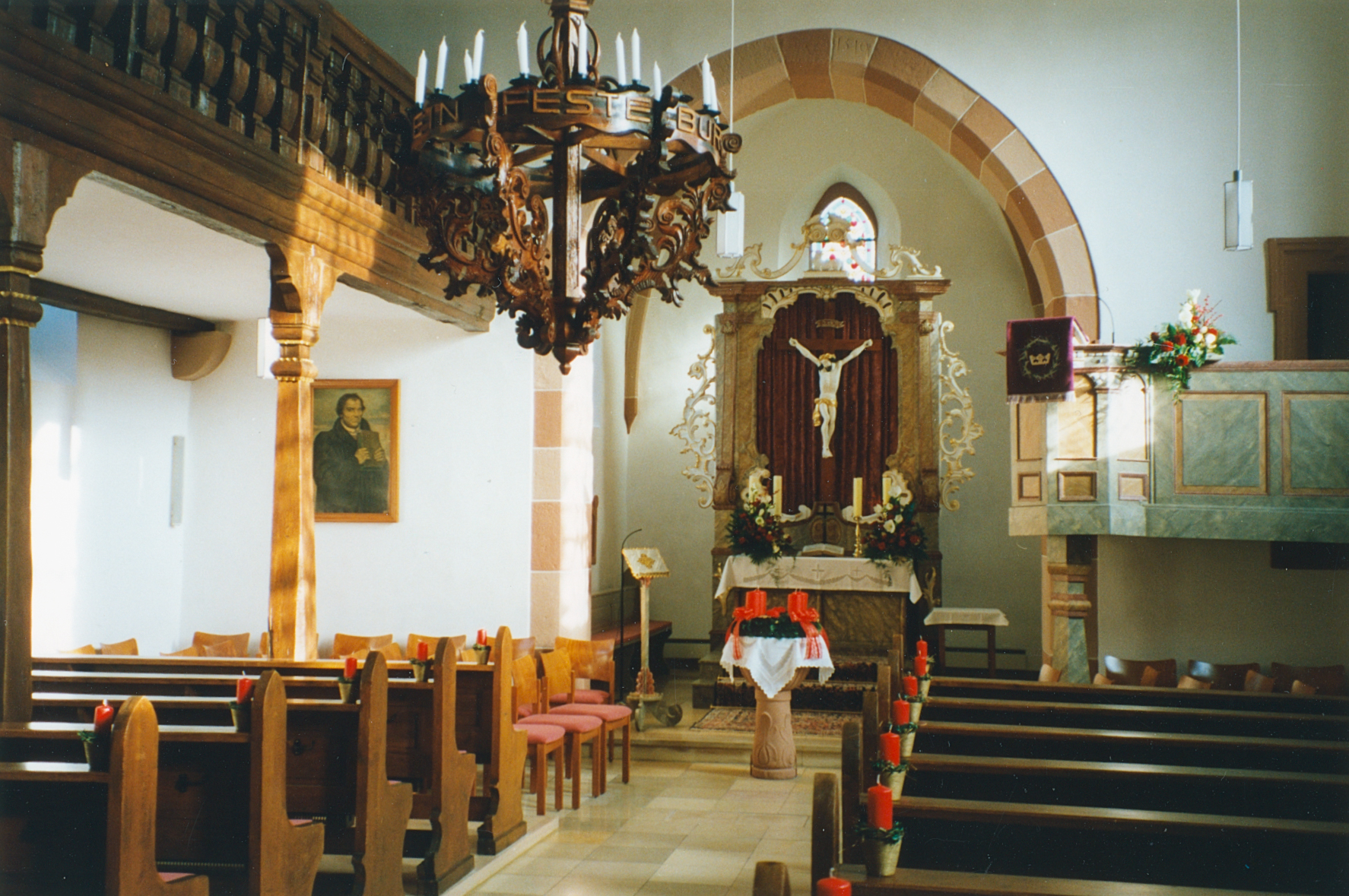 Einweihung der renovierten Kirche am 1. Advent 03.12.2000