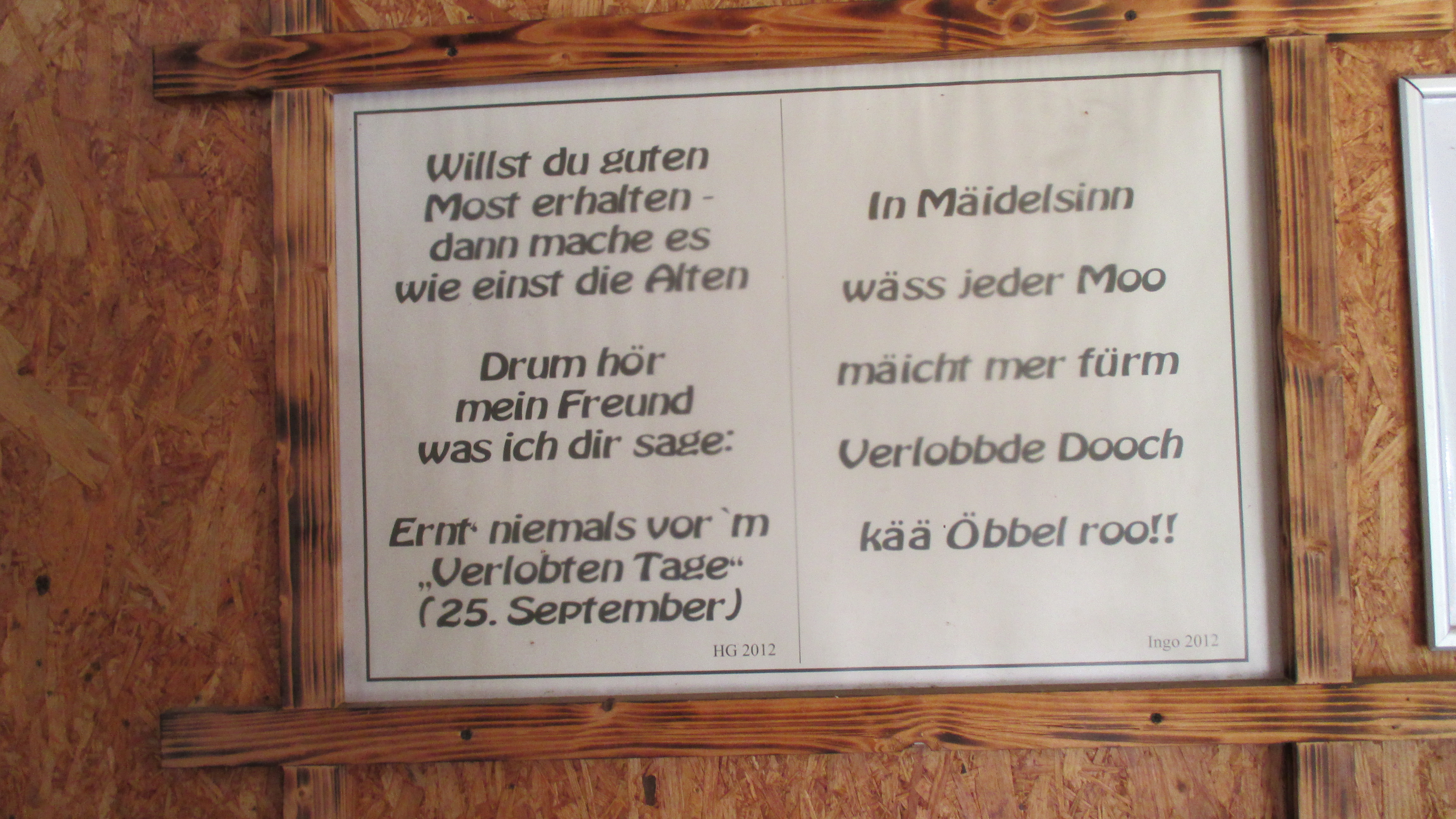 Kleinmosterei Mittelsinn