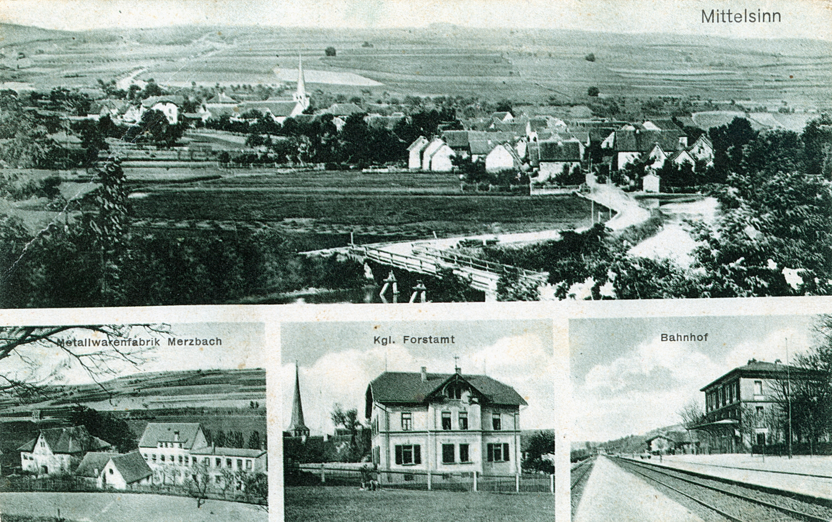 Postkarte aus dem Jahr 1917