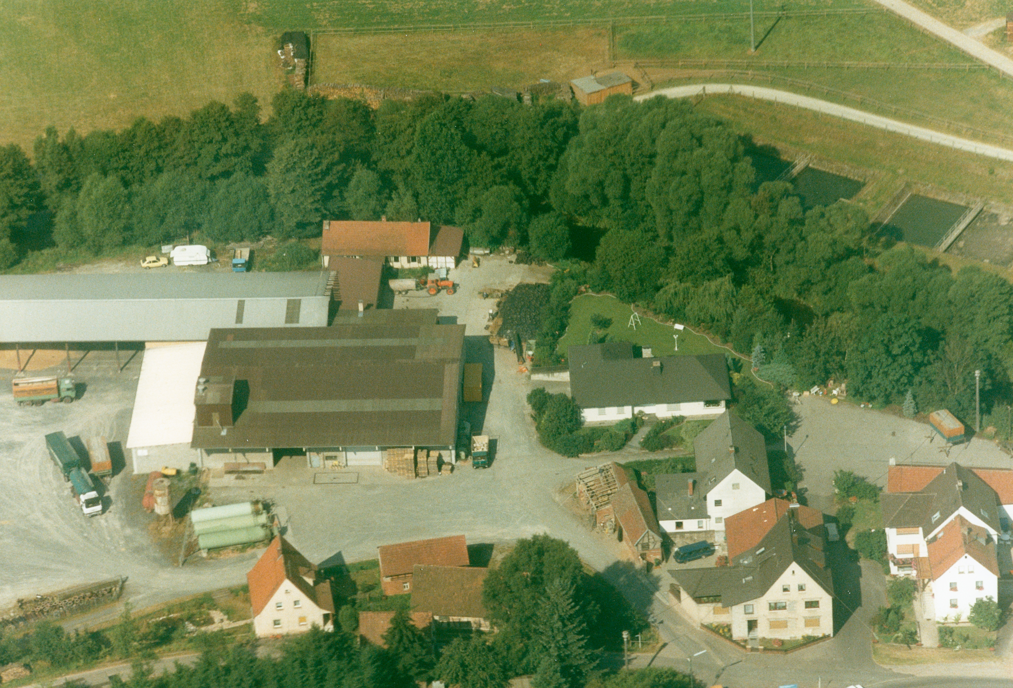 Die Sinnstraße von oben