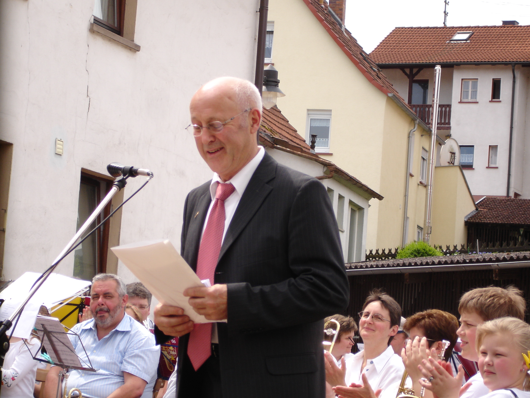 damaliger Chorleiter Gerhard Sachs